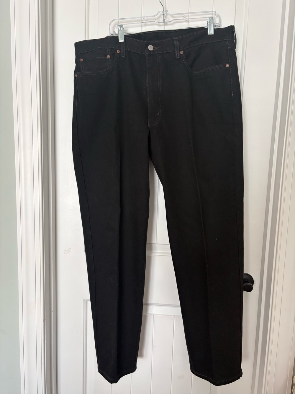 Levi's Men's Black Straight Jeans